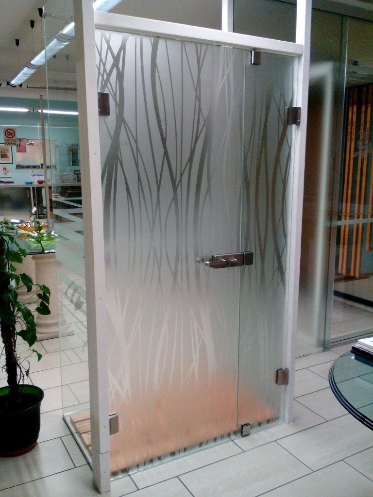 porta in vetro artistico