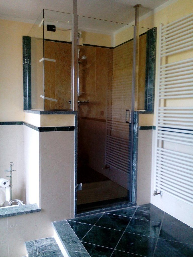 box doccia in vetro trasperente