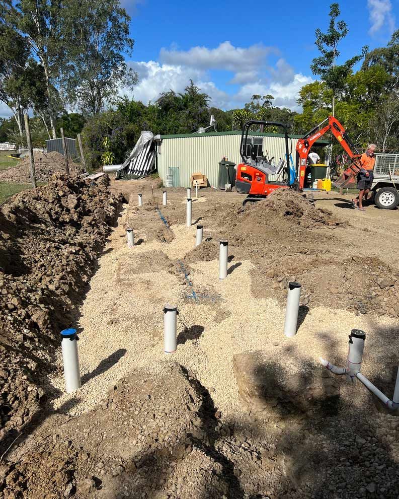 Construction Site With a Lot of Pipes — R.K. Plumbing & Gas In Bli Bli, QLD
