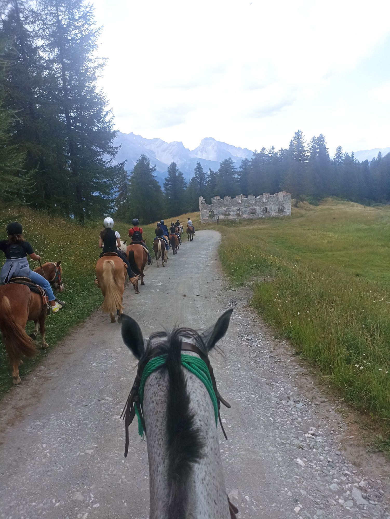 passeggiata a cavallo tra le montagne di San Sicario