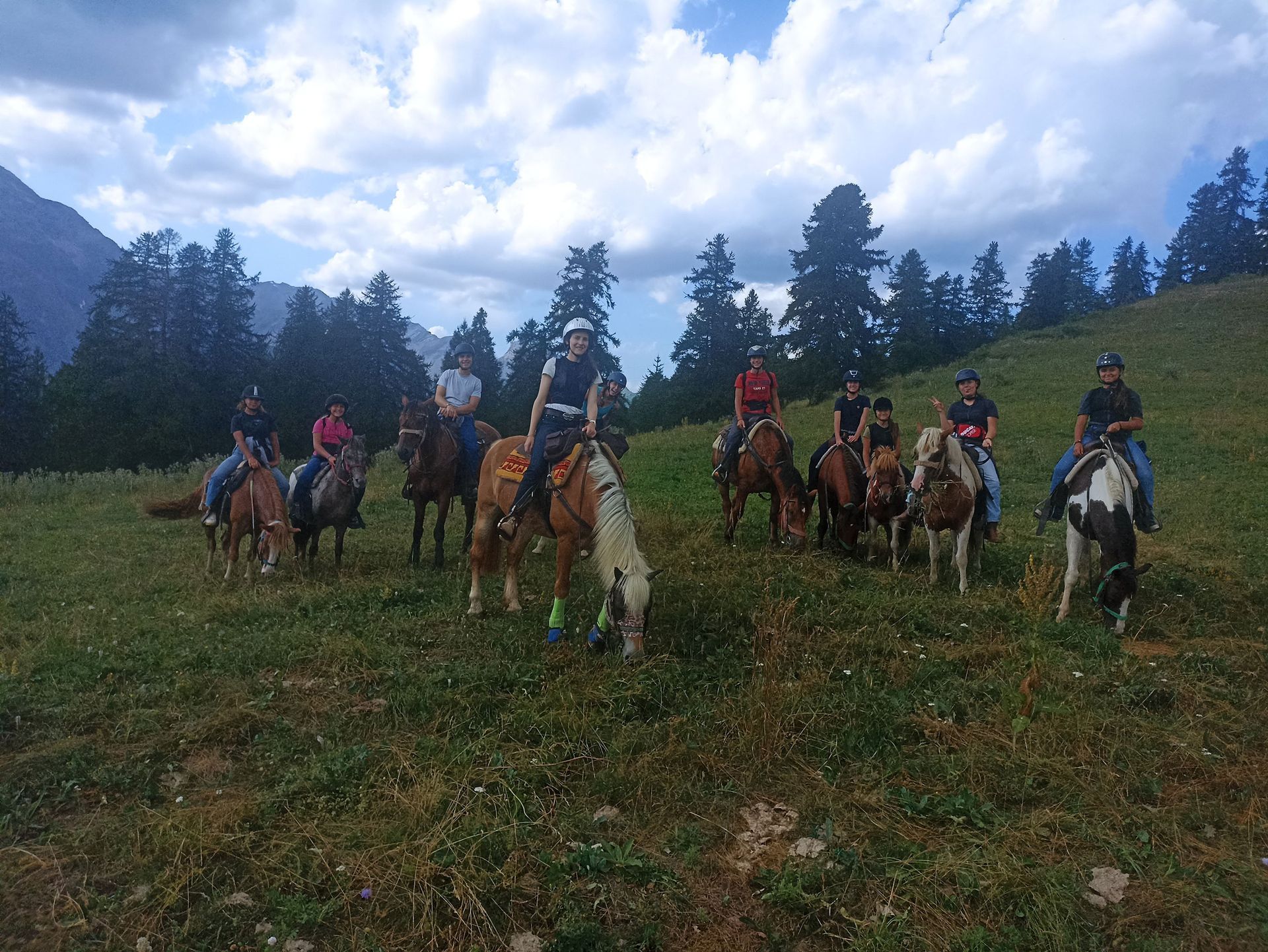 passeggiate con cavalli