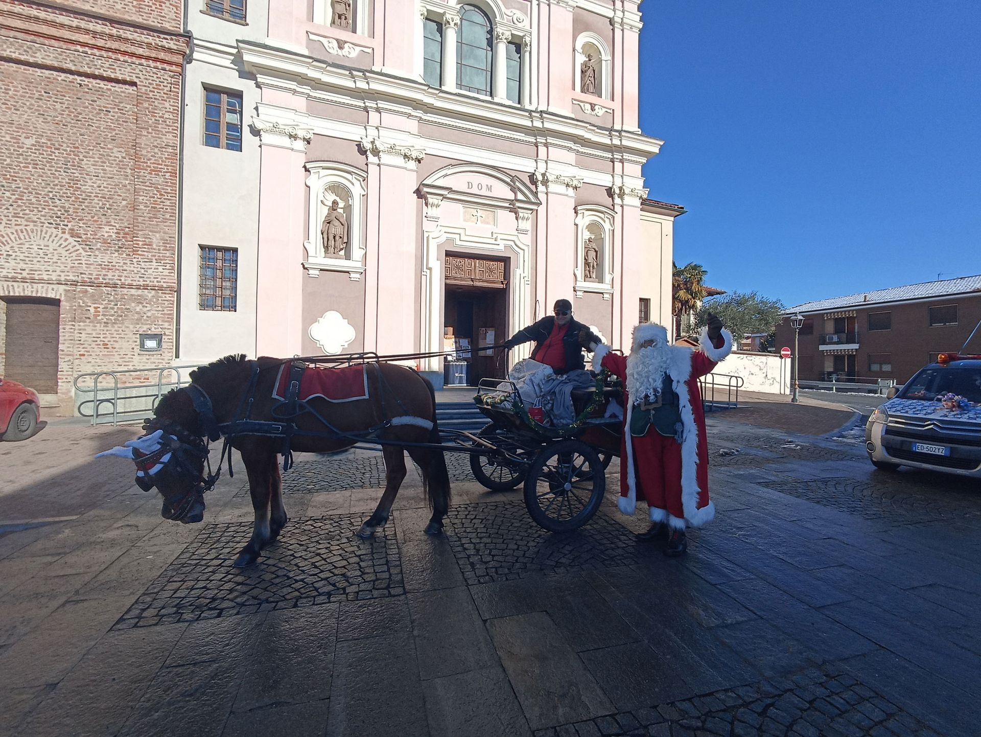 carrozza trainata da cavallo