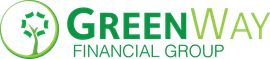 Greenway financial group logo with a tree in the middle .