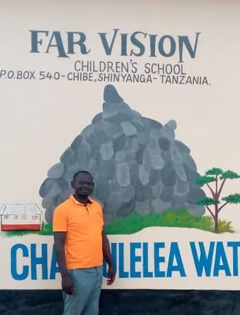 Pastor Jacob Bonney of New Harvest Fellowship in Chibe Tanzania