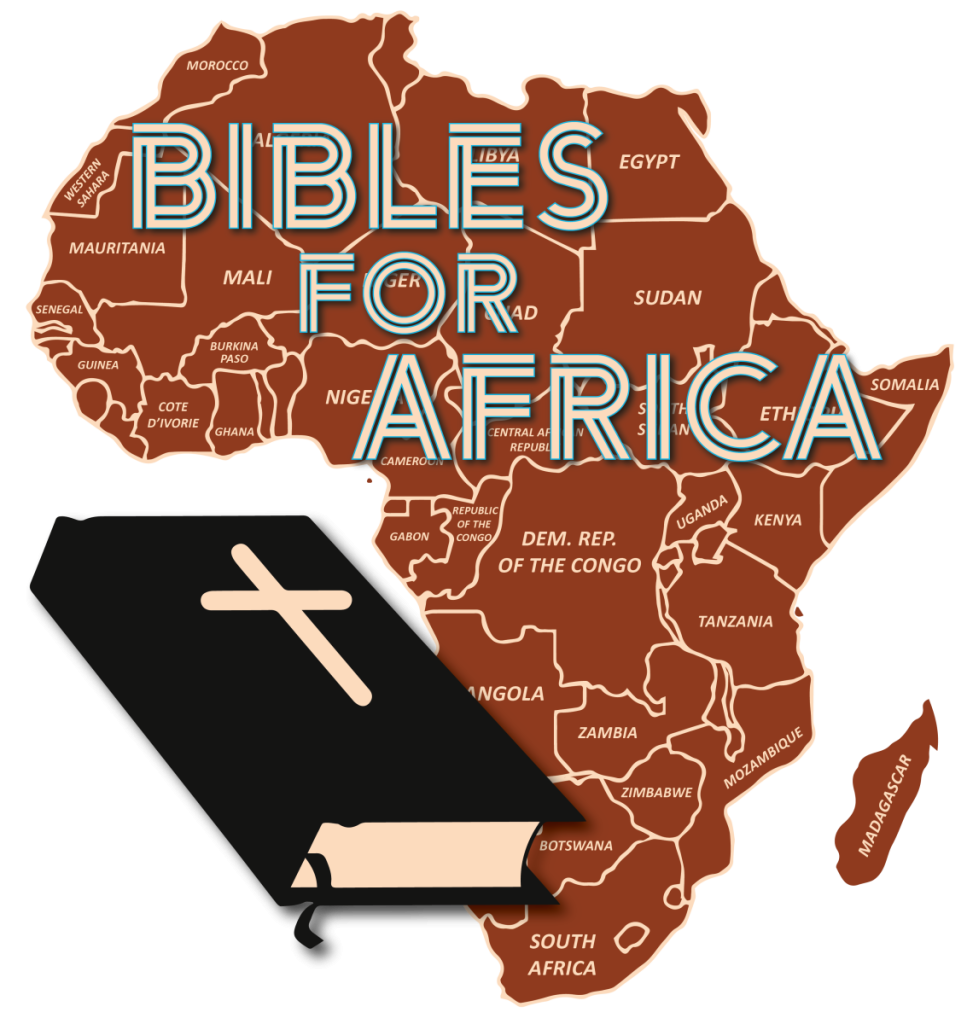 A map of africa with the words
