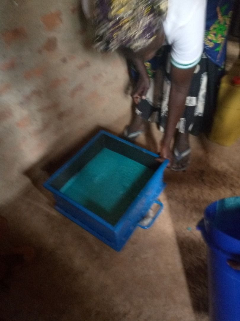 Large Cube soap in Amigos soap making class...ready to be cut into bars