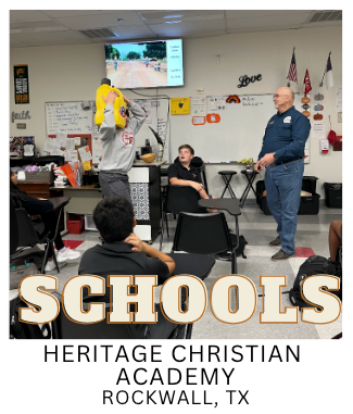 a poster for heritage christian academy rockwall tx