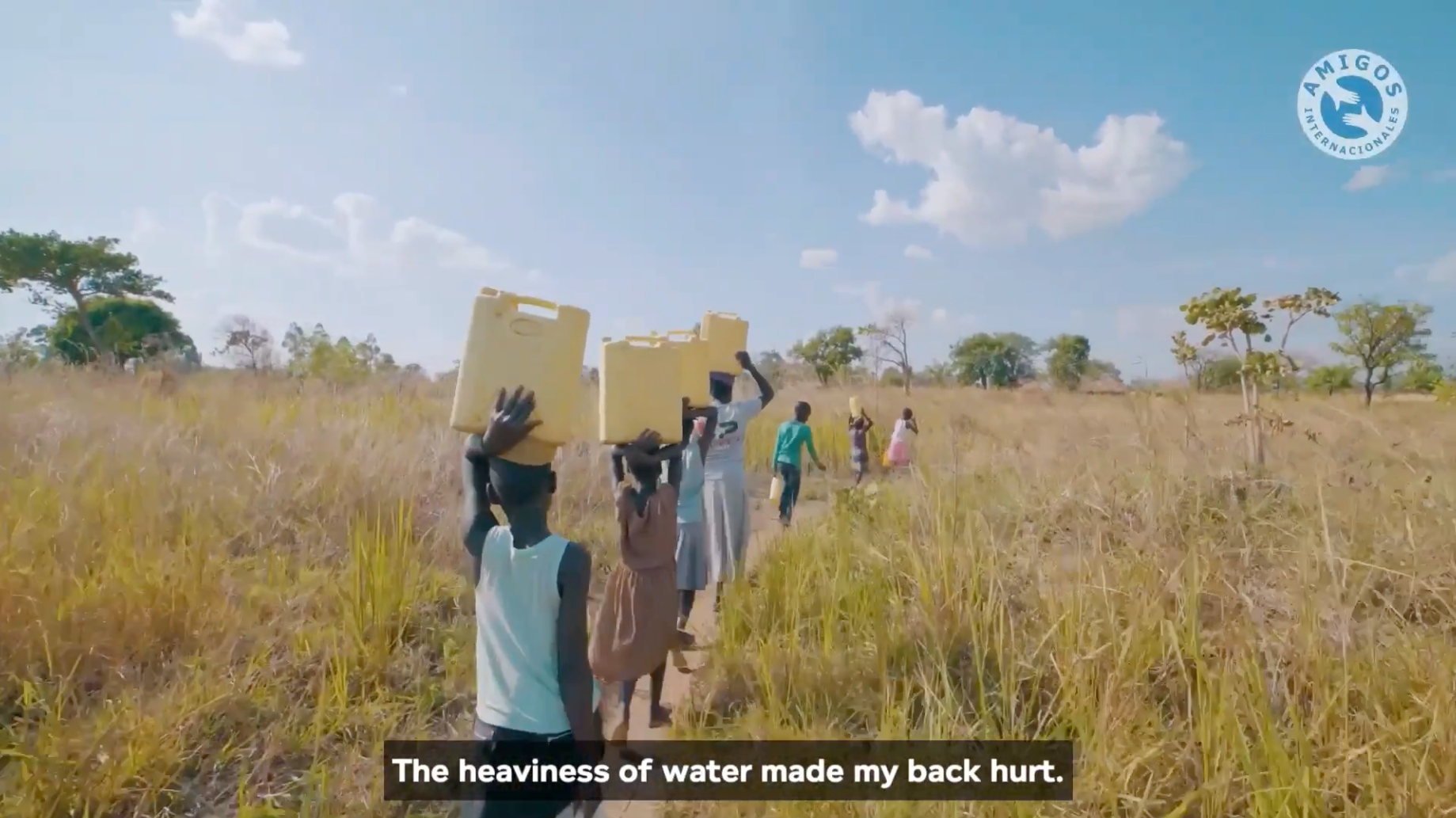 Video of our water well program