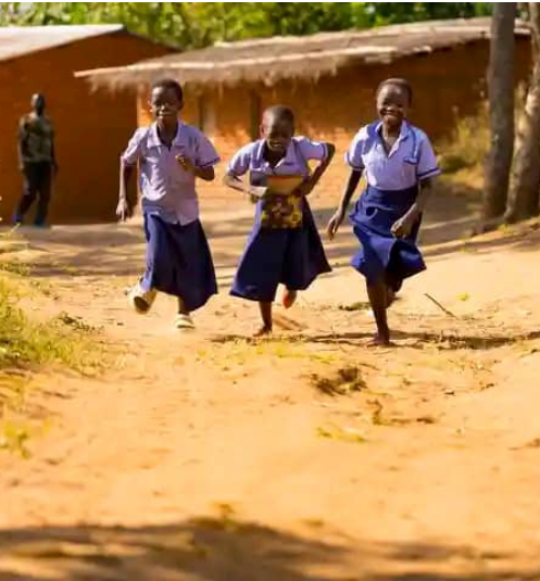 a blue sky with a few clouds in it