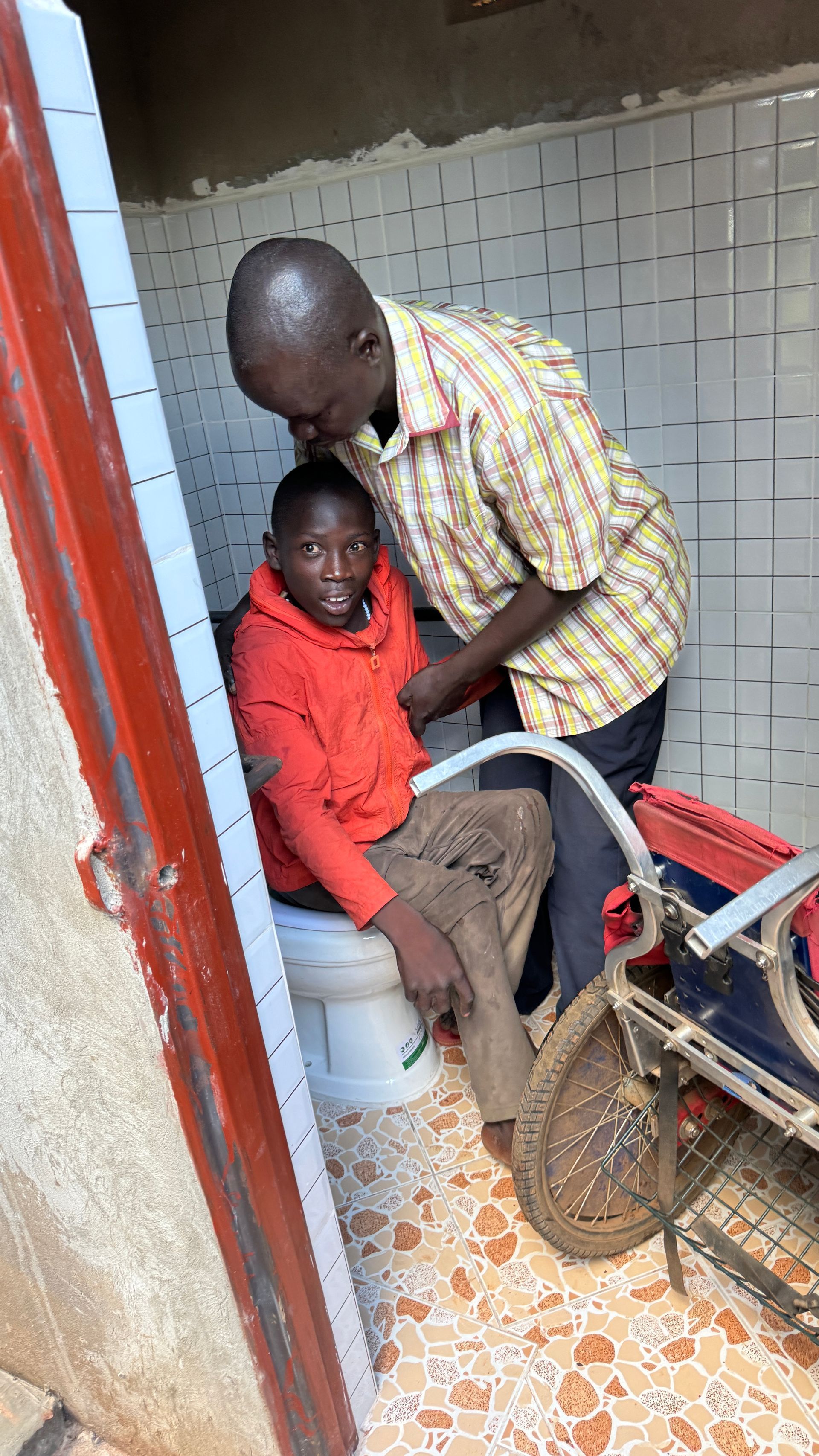 Plan for disability-friendly latrine at Balaam’s home