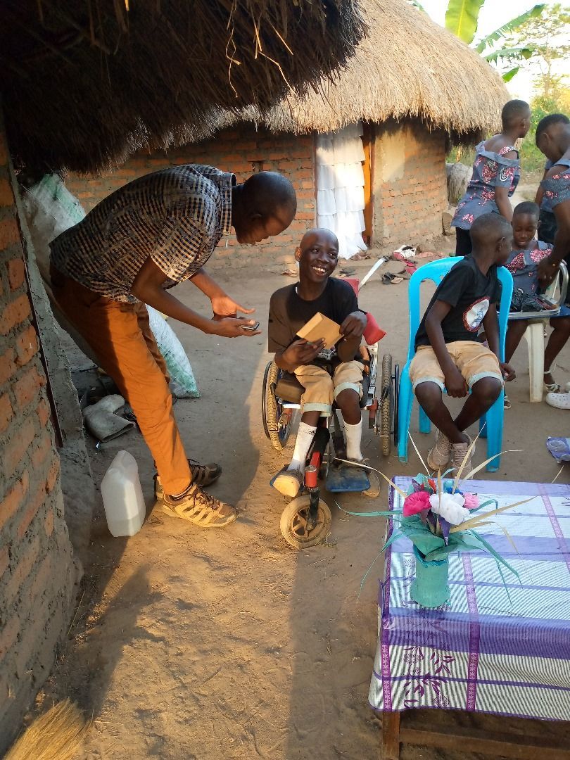Balaam's first ever birthday party and the Amigos team surprised him with a visit!
