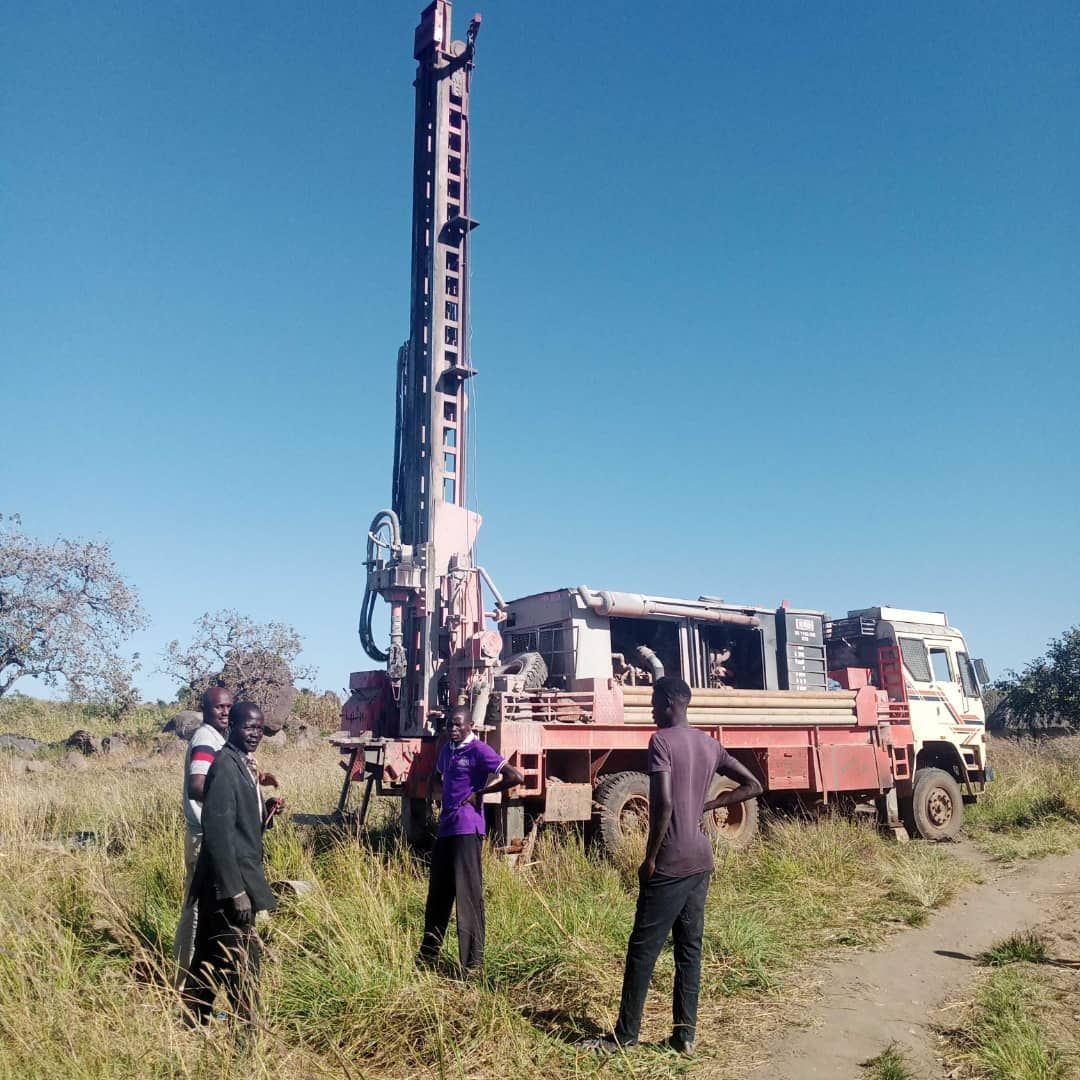 drilling water wells in Africa