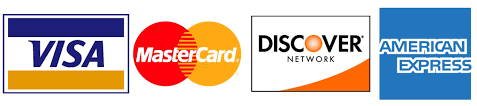 A visa mastercard discover and american express logo