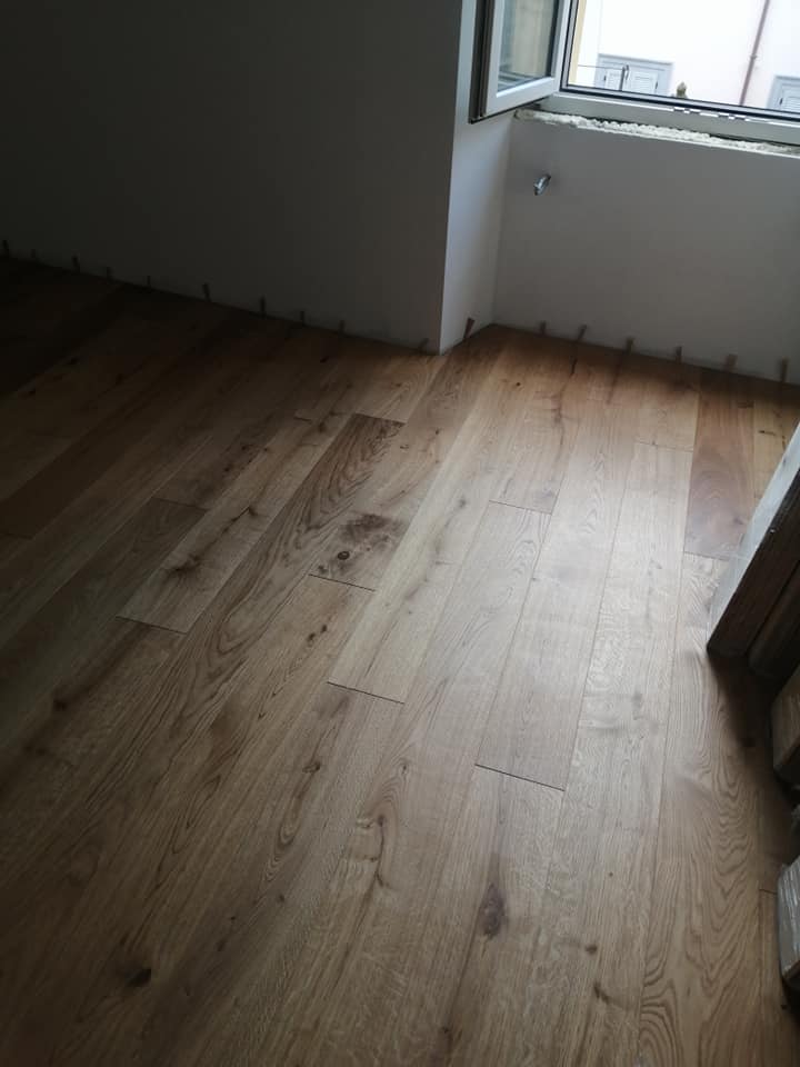 Posa in opera di parquet in legno