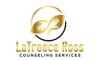 Gold logo for LaTreece Ross Counseling Services: hands in circle.