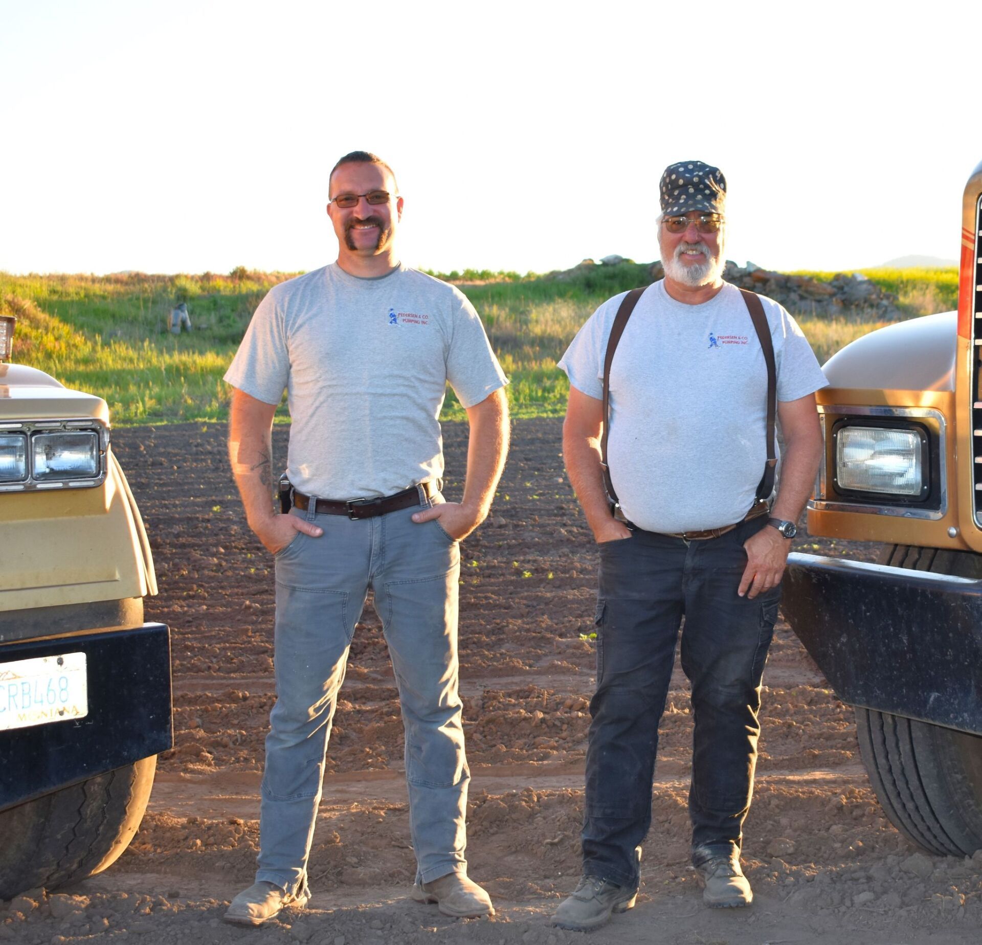 Shot of a two people standing — Kalispell, MT — Pedersen & Co Pumping, Inc.