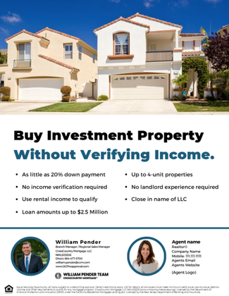 Real estate ad: Two homes. Text: