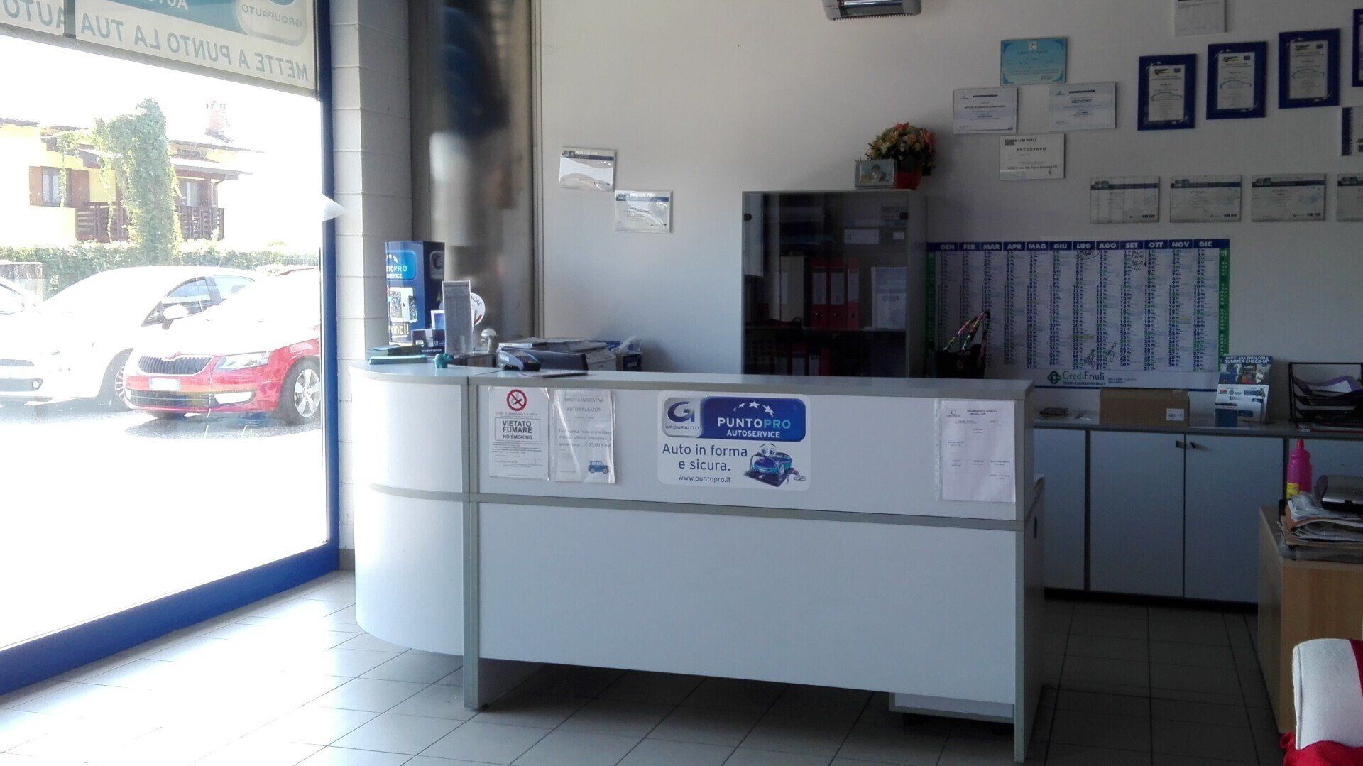 bancone dell'officina