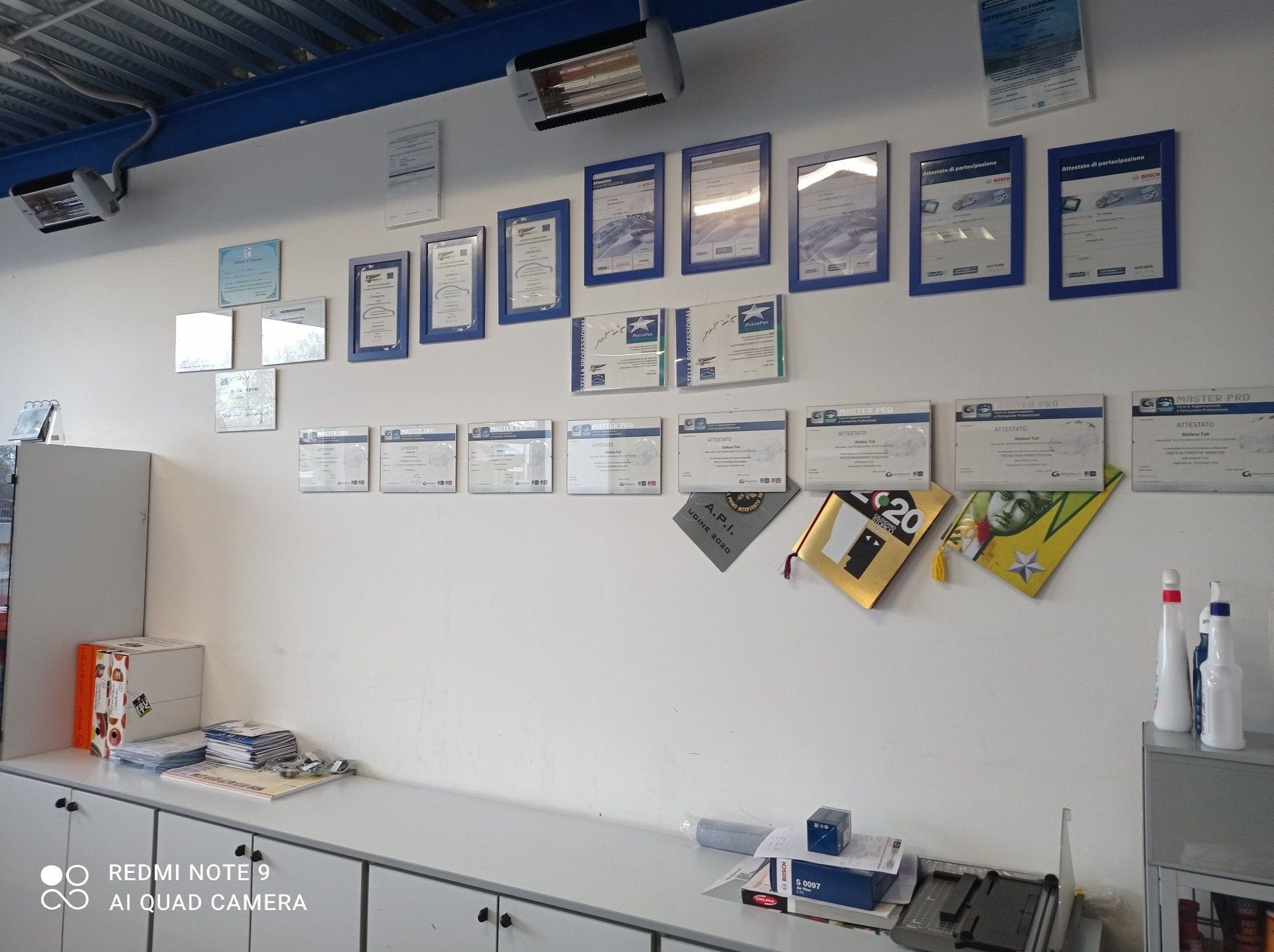 certificazioni dell'officina