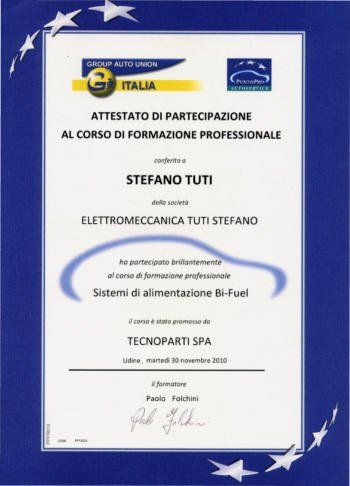 certificazione corso