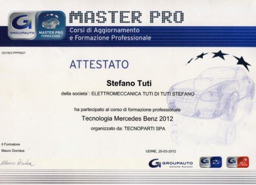 certificazione mercedes benz