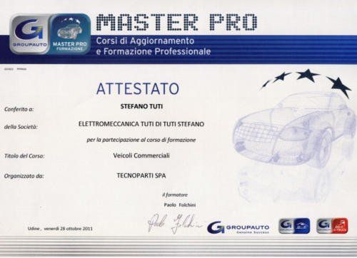 certificazione veicoli commerciali