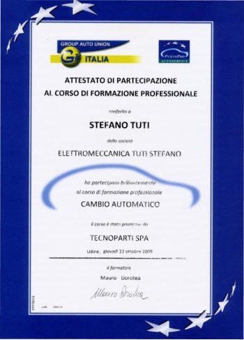 certificazione meccanica