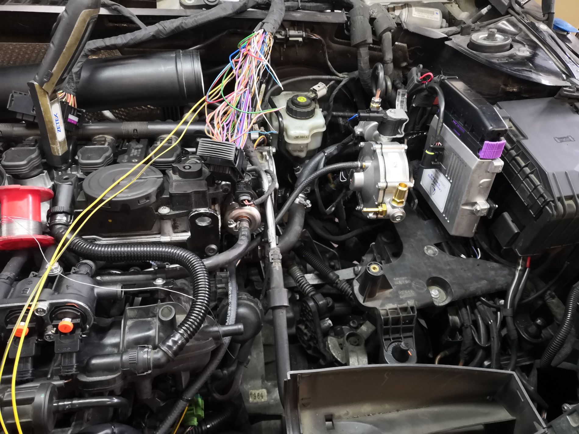 lavorazione per impianto gpl su audi tt 2.0