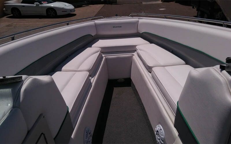 Front Area Of Boat — Custom Upholstery Services in Phoenix, AZ