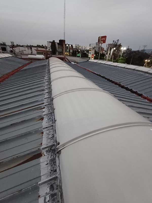 TERMOFORMADOS Y POLICARBONATO DE MÉXICO - sellado de techos de policarbonato