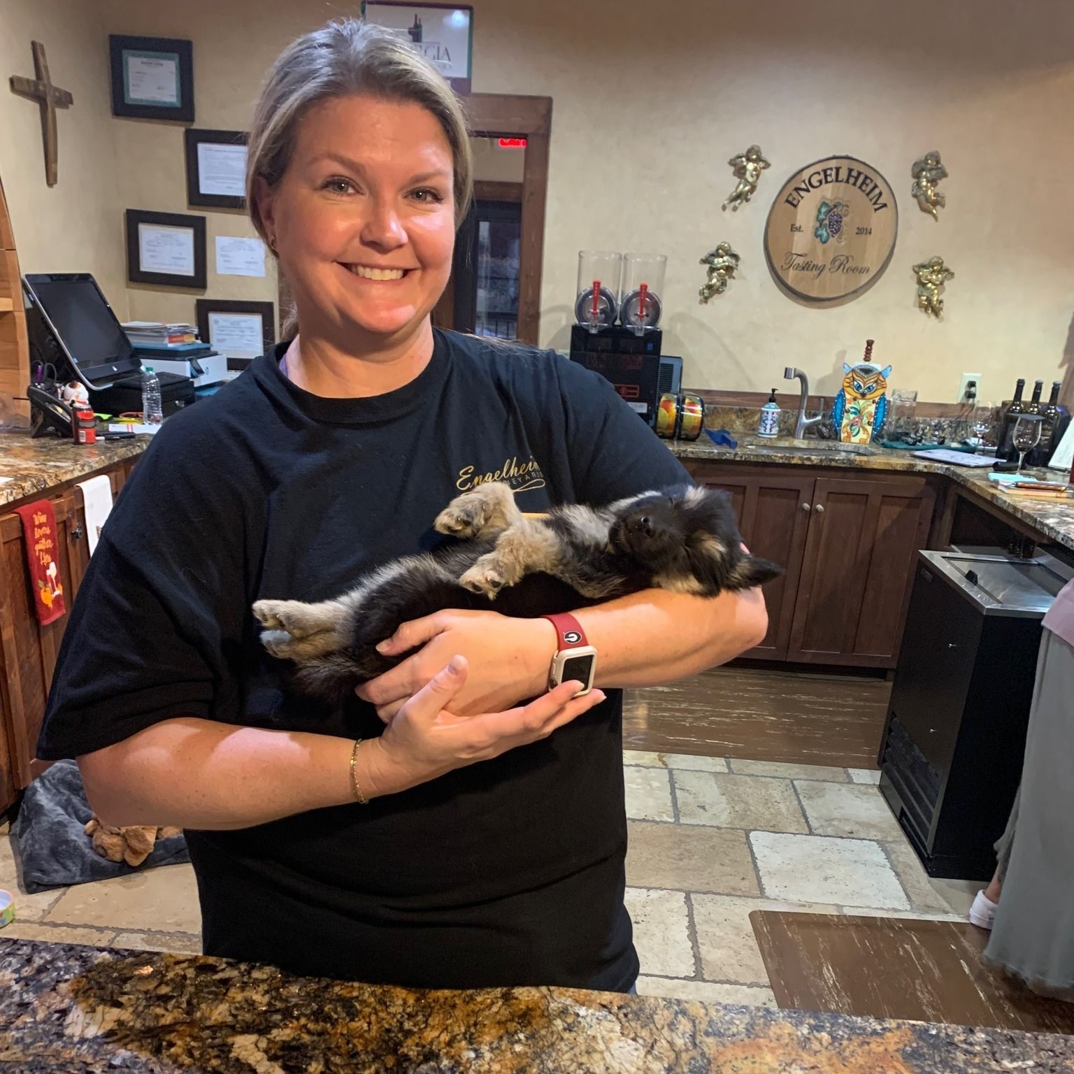 The logo for engelheim vineyards is coming soon.