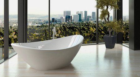 beautiful bathtub