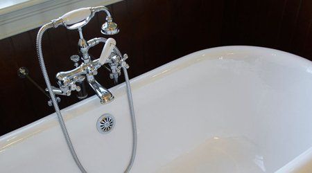 sink with designer tap