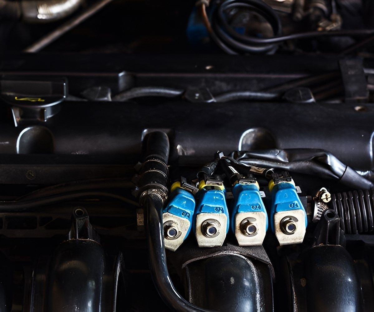 A Close Up of the Inside of a Car Engine — Fraser Mobile Auto Tech in Tolga, QLD