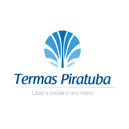 Um logotipo para uma empresa chamada termas pirata