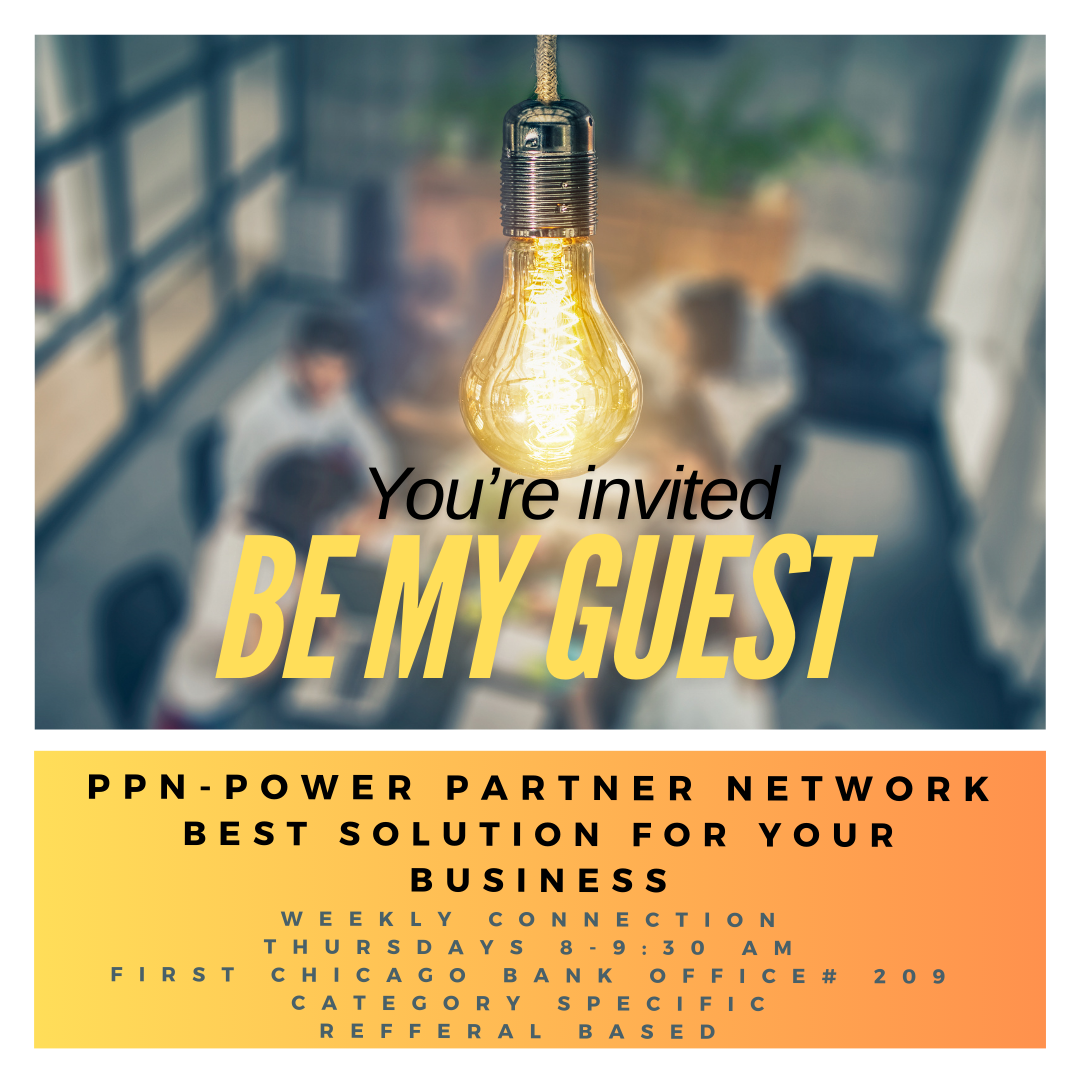 You're Invited to be my guest at PPN