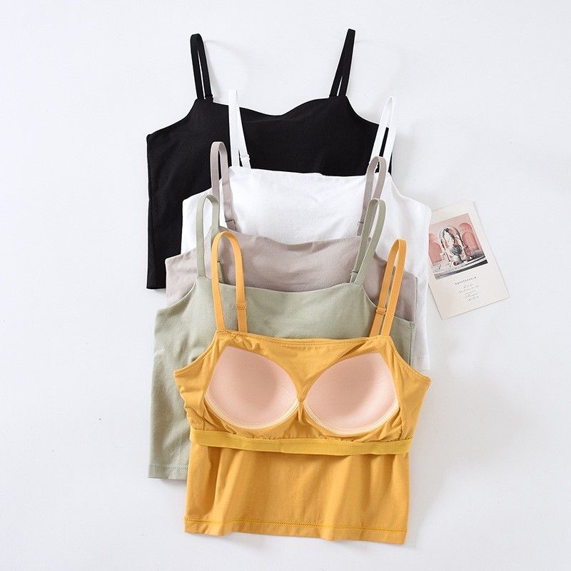 BRATOP-一字領平口肩帶可調立體胸墊罩杯背心內搭BRA運動內衣    CUBR220363