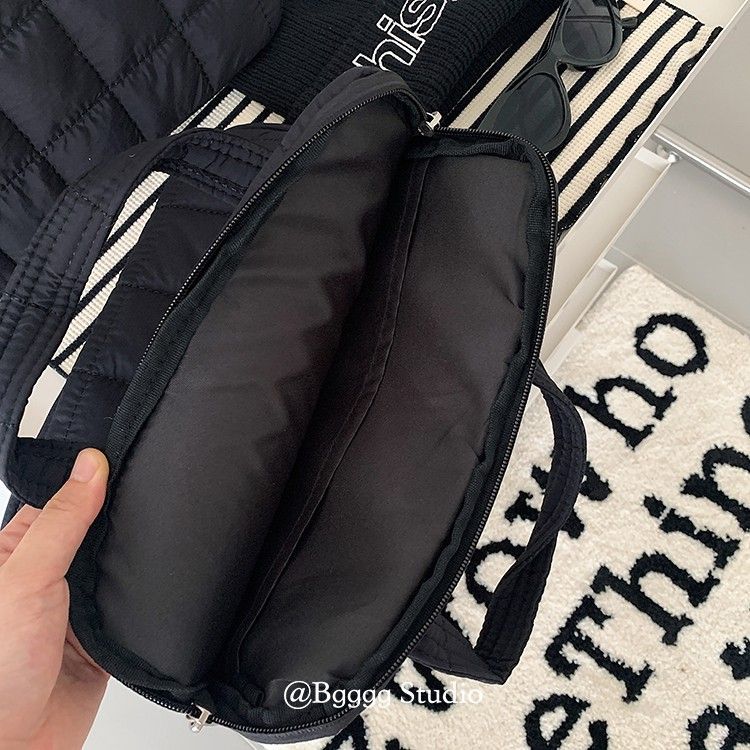 韓系空氣感格子行縫夾棉11 14 15.6吋 可手提手拿筆電包內膽包電腦包平板包3色      AB2510012