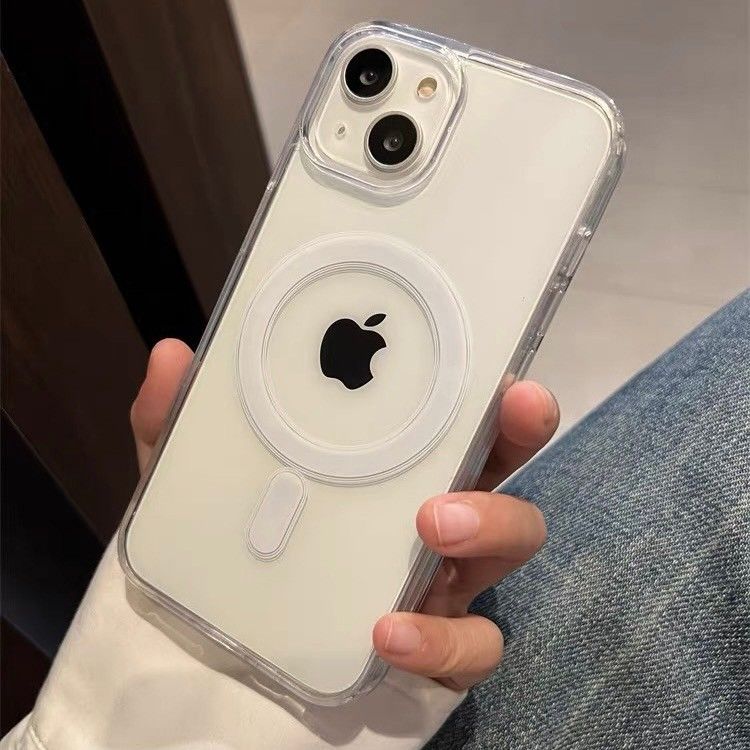透明磁吸支架全包手機殼(支架加購)IPHONE11/12/13/14/15/16 TE2402038