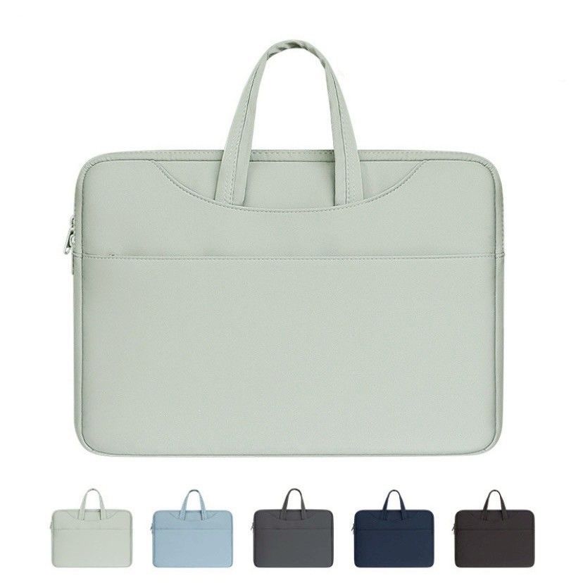 防潑水尼龍分層收納商務風多夾層手提筆電包公事包5色    TB2508032