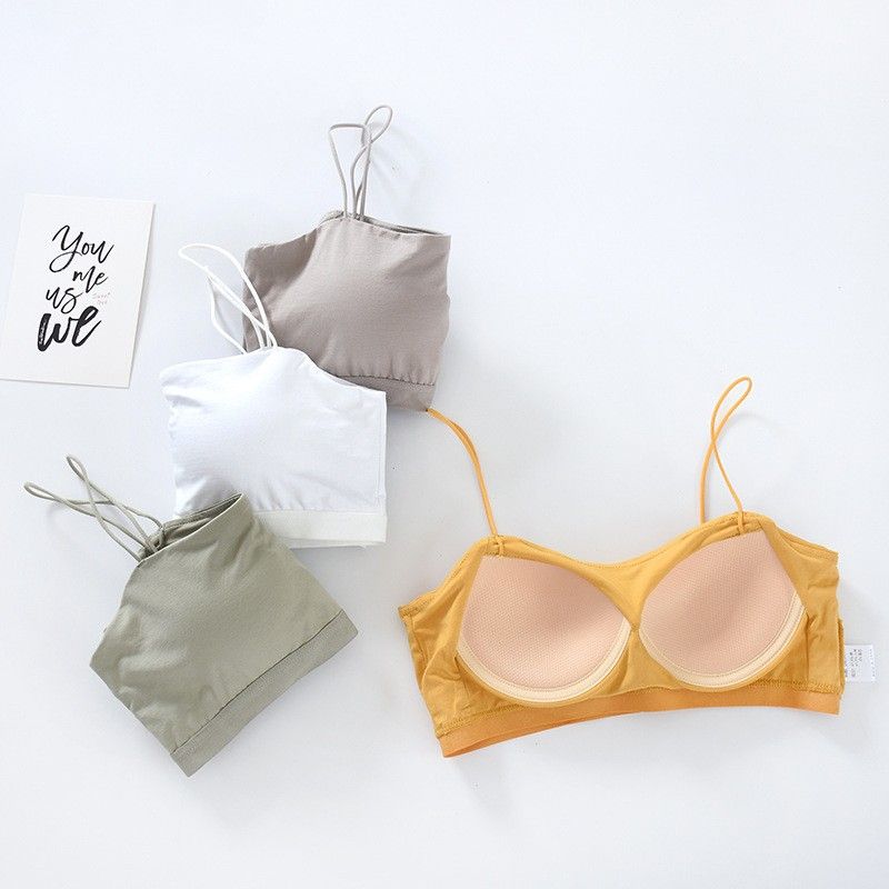 BRATOP-設計感美胸細帶美背立體胸墊罩杯背心內搭上衣BRA運動內衣    CUBR220354