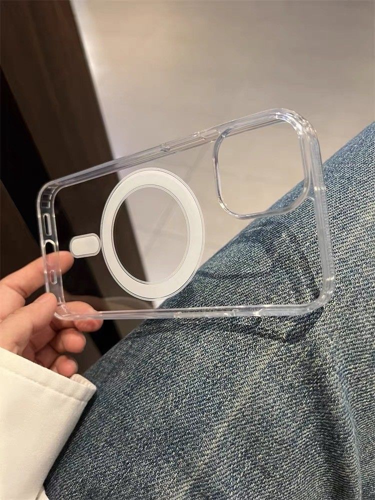 透明磁吸支架全包手機殼(支架加購)IPHONE11/12/13/14/15/16 TE2402038