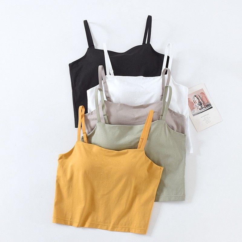 BRATOP-一字領平口肩帶可調立體胸墊罩杯背心內搭BRA運動內衣    CUBR220363