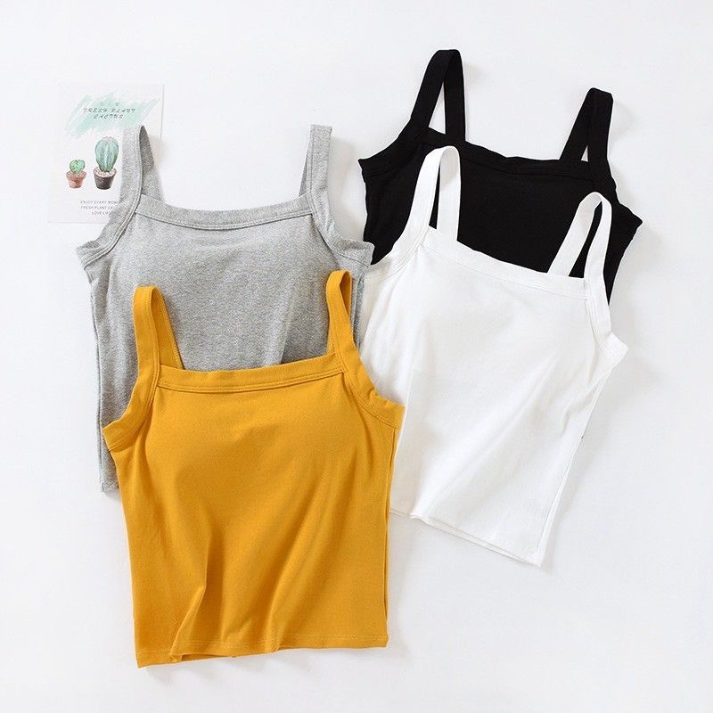 BRATOP-寬肩帶遮副乳美背立體胸墊罩杯上衣背心5色CUBR250630