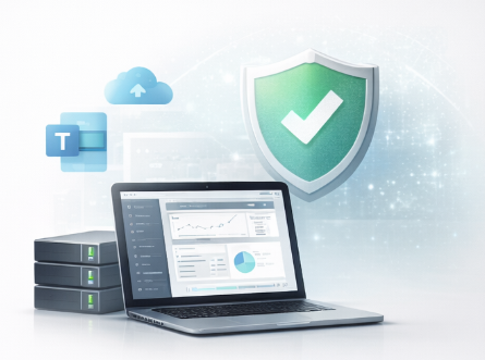 Router with green security shield and lock graphic.