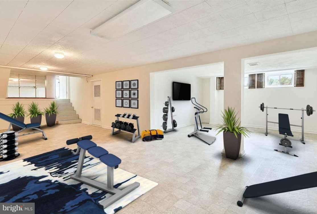 large workout room