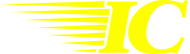 The word ic is written in yellow on a white background.