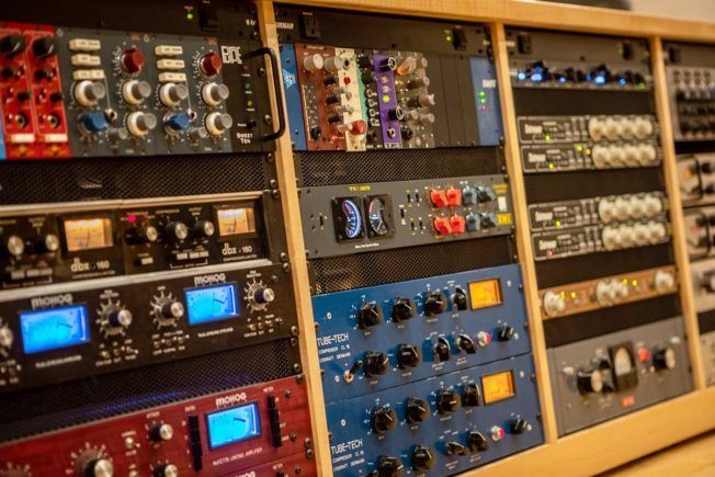 June Audio Recording Studios Equipment Rack
