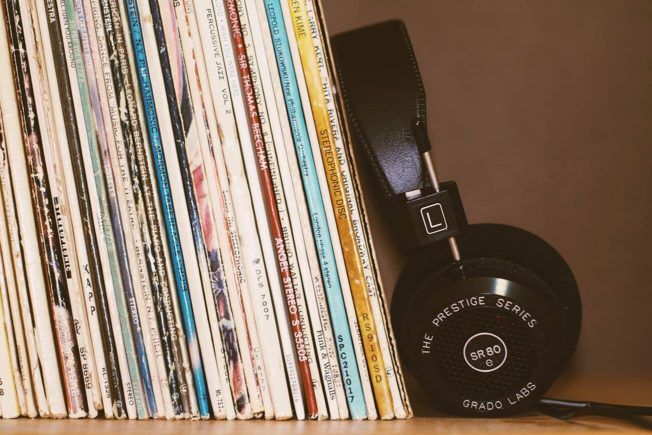 Indie vs. Major Record Labels - Vinyl Records on Shelf