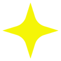 A yellow star on a white background.